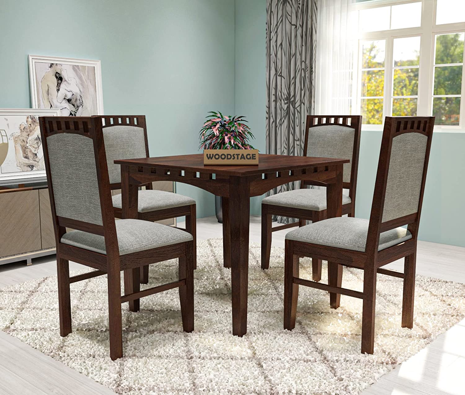 Cushioned Chair Dining Set